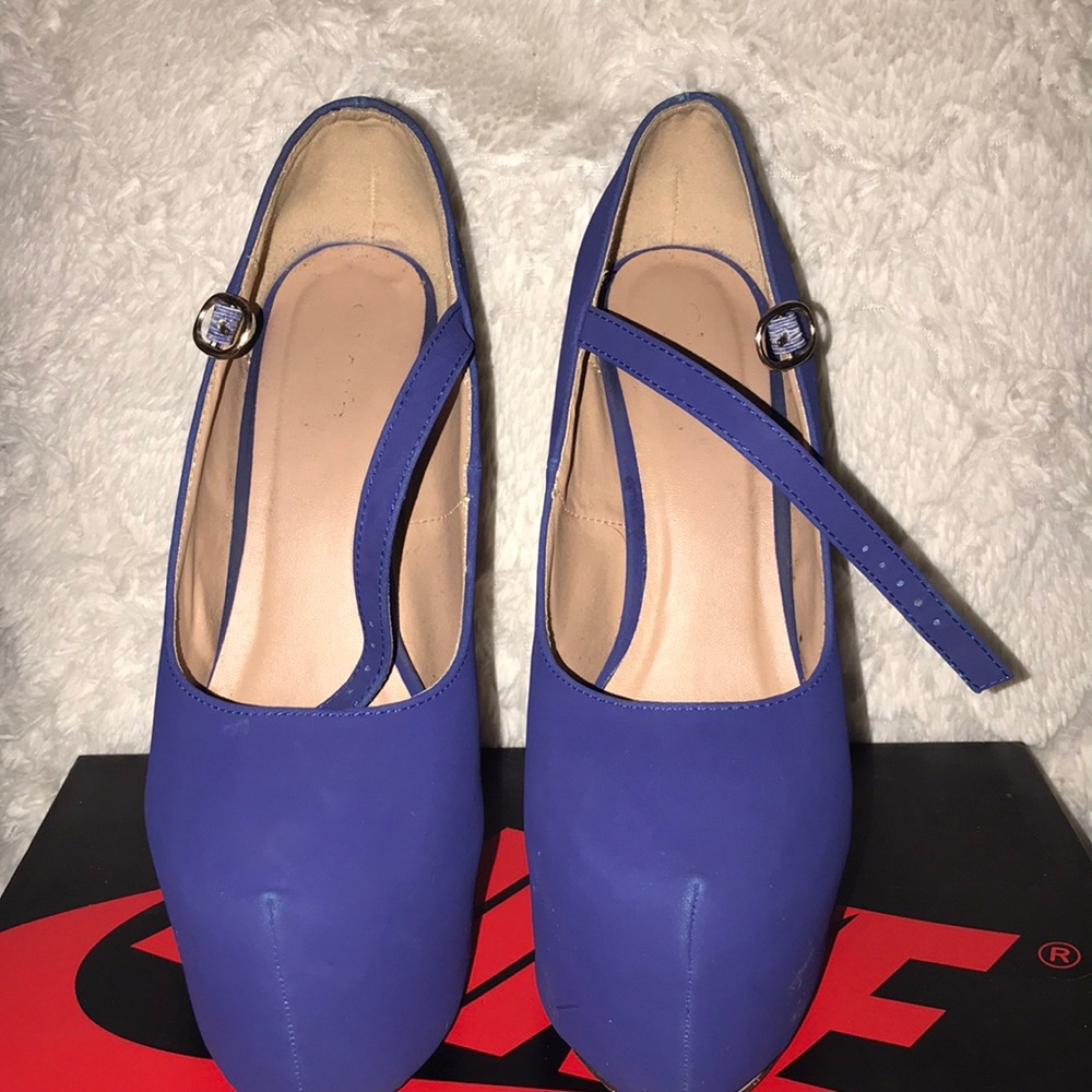 Blue heels